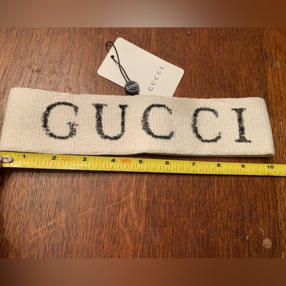 Nwt Gucci Cream Elastic Headband New never used excellent condition - Picture 9 of 11